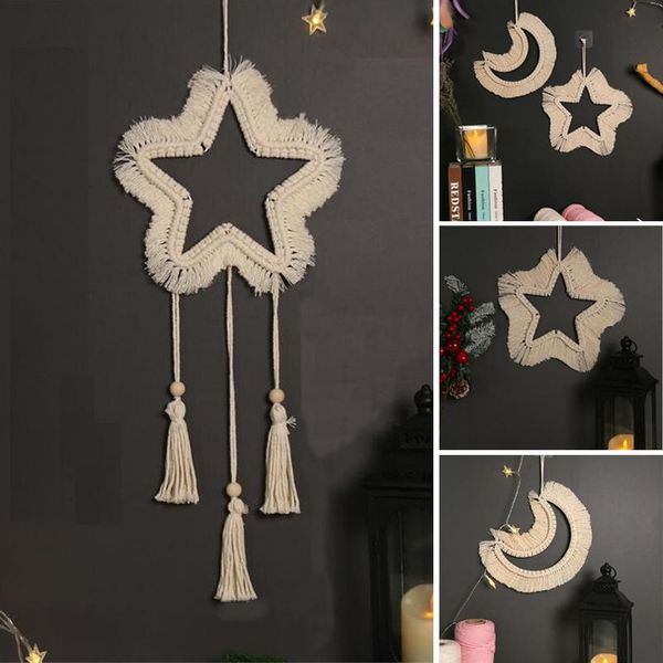 tapestries nordic style moon and star dreamcatcher wall hanging macrame tapestry handwoven tassel pendant for room home decor
tapestries nordic style moon and star dreamcatcher wall hanging macrame tapestry handwoven tassel pendant for room home decor