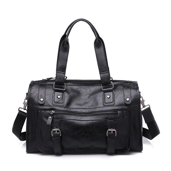duffel bags multifunction men travel bag women training fitness shoulder male pu leather sports handbag bolso sac de sport b233