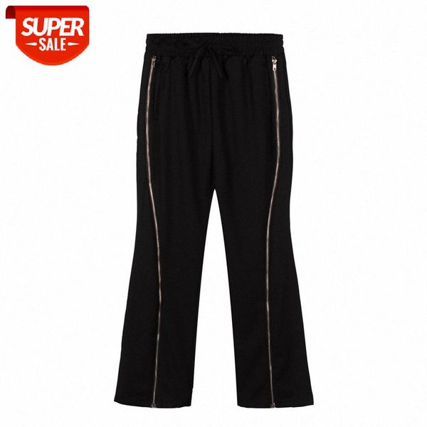 vibe style zipper design split casual flared pants men's dark solid color suit #wq4f, Black
vibe style zipper design split casual flared pants men's dark solid color suit #wq4f, Black