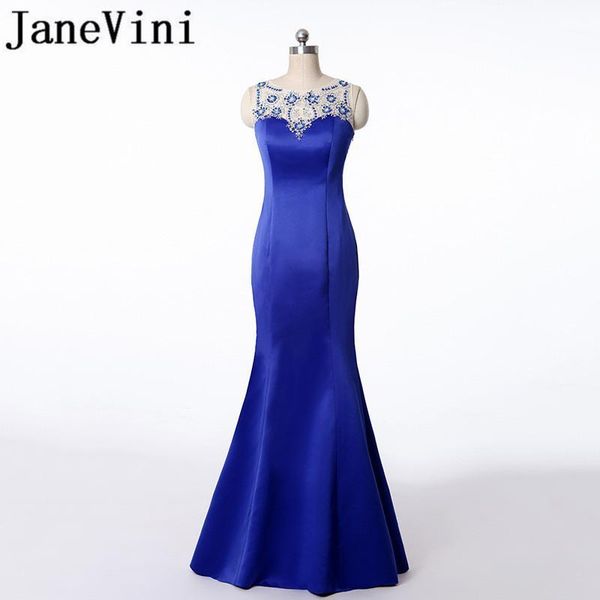 party dresses janevini crystal beaded womens evening gown royal blue illusion long mermaid formal dress satin vestido noche elegante1, White;black
party dresses janevini crystal beaded womens evening gown royal blue illusion long mermaid formal dress satin vestido noche elegante1, White;black