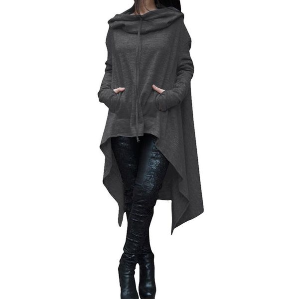 women's hoodies & sweatshirts spring autumn solid hoodie women long casual fashion streetwear cotton swallowtail cool sweatshirt, Black
women's hoodies & sweatshirts spring autumn solid hoodie women long casual fashion streetwear cotton swallowtail cool sweatshirt, Black