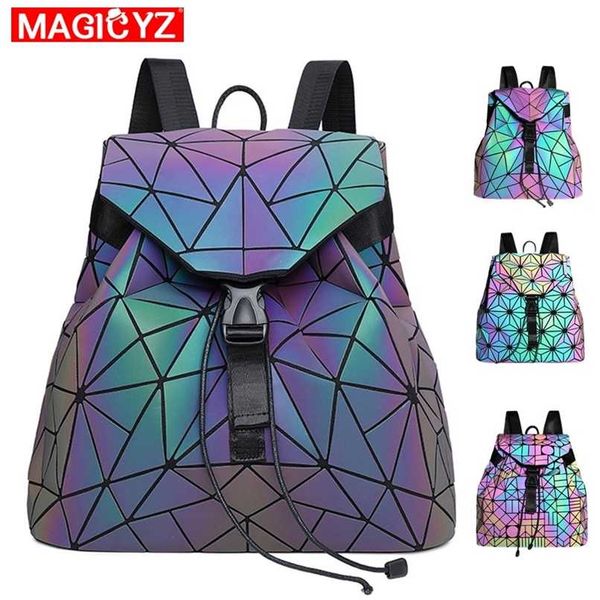 women's luminous backpack female shoulder bag folding student school bags for teenage girl holographic sac a dos travel bag 211025
women's luminous backpack female shoulder bag folding student school bags for teenage girl holographic sac a dos travel bag 211025