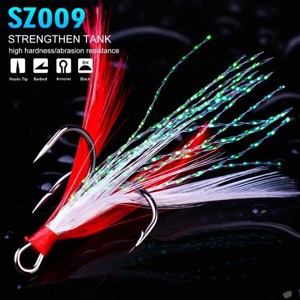 fishing hooks 20pcs/lot fish hook 2#-10# black /red with 6 colors feather tackle high carbon steel
fishing hooks 20pcs/lot fish hook 2#-10# black /red with 6 colors feather tackle high carbon steel