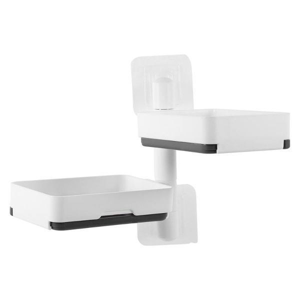 hooks & rails bathroom soap organizer wall shelf multiple compartments rack
hooks & rails bathroom soap organizer wall shelf multiple compartments rack