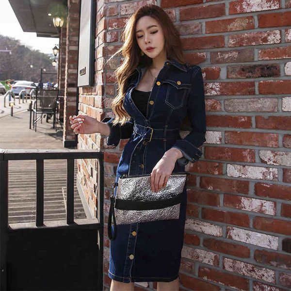 Arriving girls long slim temper denim dress elegant transparent working style comfortable women single-breasted, Black;gray
Arriving girls long slim temper denim dress elegant transparent working style comfortable women single-breasted, Black;gray