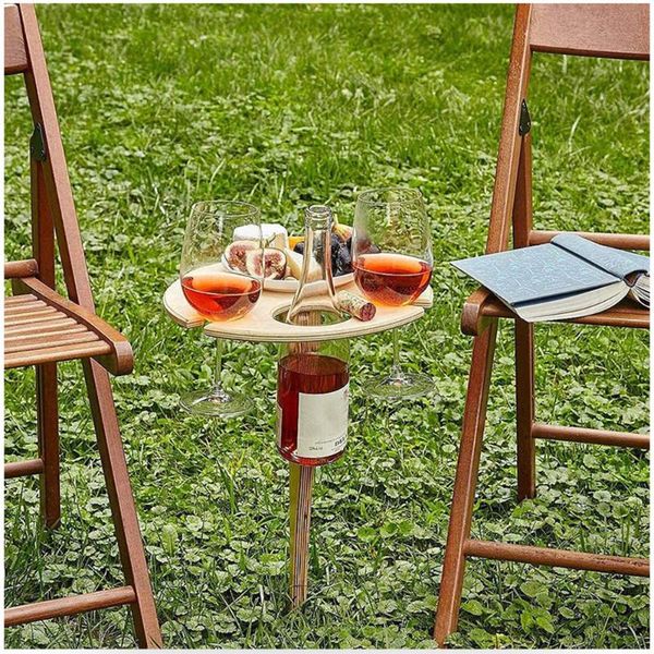 camp furniture one-legged outdoor portable beach folding wine table round wooden picnic-table lawn campingtable
camp furniture one-legged outdoor portable beach folding wine table round wooden picnic-table lawn campingtable