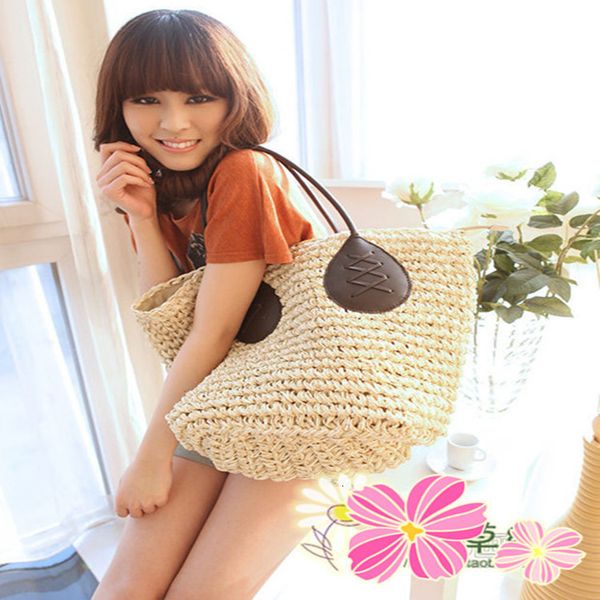 rattan capacity designer wicker large space single shoulder crochet straw bag, Black;red
rattan capacity designer wicker large space single shoulder crochet straw bag, Black;red