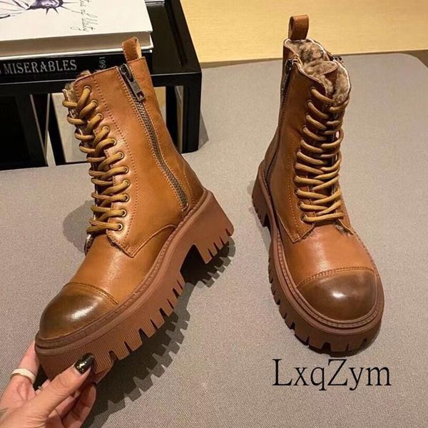 boots fashion street style lady motorcycle winter wool fur lining hiking shoes real calfskin platform woman casual, Black
boots fashion street style lady motorcycle winter wool fur lining hiking shoes real calfskin platform woman casual, Black
