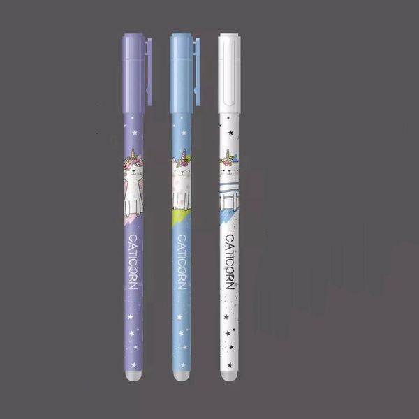 3pcs/set unicorn flamingo washable handle erasable pen refill 0.5mm blue ink black cat gel pens for school supplies
3pcs/set unicorn flamingo washable handle erasable pen refill 0.5mm blue ink black cat gel pens for school supplies