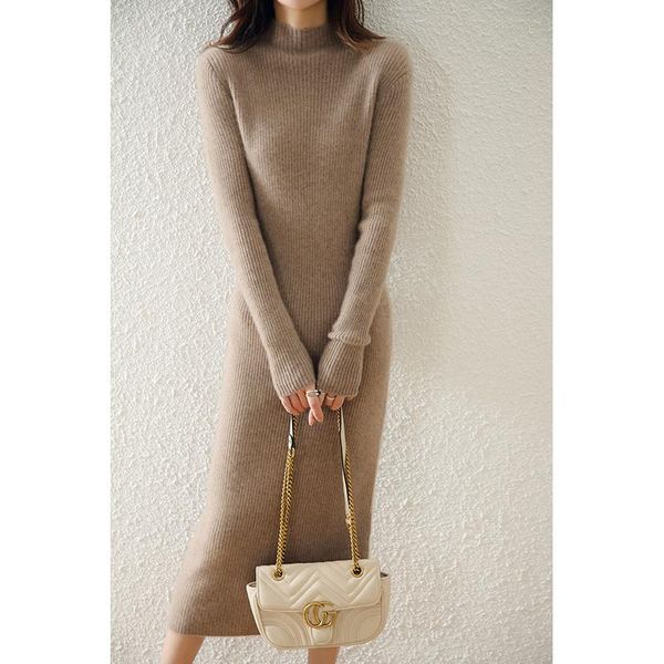 casual dresses women plus-longer soft warm knitting-dress 100% pure merino wool knitwears ladies winter 2021 5colors pullovers, Black;gray
casual dresses women plus-longer soft warm knitting-dress 100% pure merino wool knitwears ladies winter 2021 5colors pullovers, Black;gray