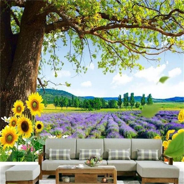 wallpapers custom 3d po wallpaper mural living room sofa tv backdrop big tree lavender landscape picture for walls 
wallpapers custom 3d po wallpaper mural living room sofa tv backdrop big tree lavender landscape picture for walls
