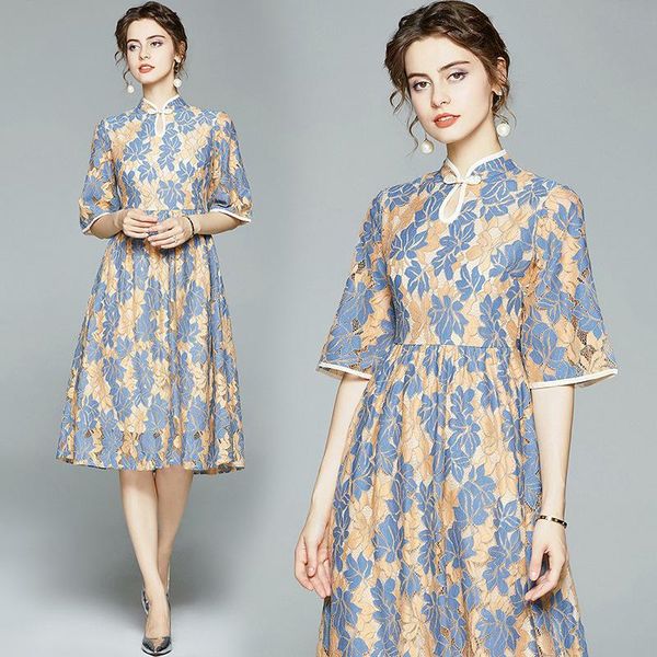 ethnic clothing chinese style print women qipao dress vintage flare sleeve buckle dressses oriental female elegant lace party gown vestido, Red
ethnic clothing chinese style print women qipao dress vintage flare sleeve buckle dressses oriental female elegant lace party gown vestido, Red
