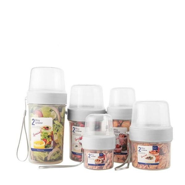 storage bottles & jars portable double-layer multi-purpose fresh-keeping box yogurt salad containers kitchen organizers
storage bottles & jars portable double-layer multi-purpose fresh-keeping box yogurt salad containers kitchen organizers