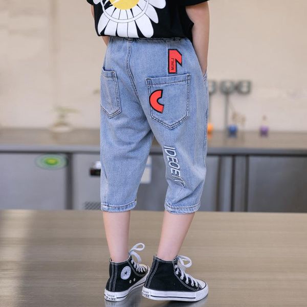 kids boys casual jeans pants baby letter print denim children loose short teenager bottoms clothing, Blue
kids boys casual jeans pants baby letter print denim children loose short teenager bottoms clothing, Blue