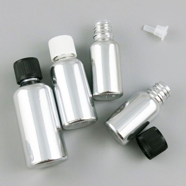 5ml 10ml 20ml 30ml 50ml 100ml essential oil silver plating glass bottle with 2 plastic cap for liquid reagent pipette vial storage bottles &
5ml 10ml 20ml 30ml 50ml 100ml essential oil silver plating glass bottle with 2 plastic cap for liquid reagent pipette vial storage bottles &
