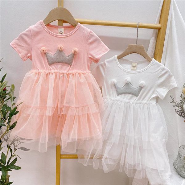 summer kids dresses baby girls korean net yarn splicing dress multi-layer crown princess for girl clothing girl's, Red;yellow
summer kids dresses baby girls korean net yarn splicing dress multi-layer crown princess for girl clothing girl's, Red;yellow