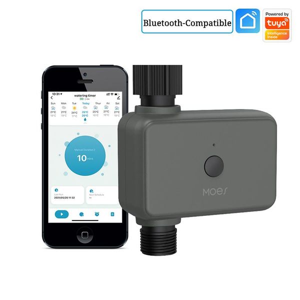 smart home control tuya bluetooth-compatible water timer rain delay programmable irrigation with automatic and manual watering hub required
smart home control tuya bluetooth-compatible water timer rain delay programmable irrigation with automatic and manual watering hub required