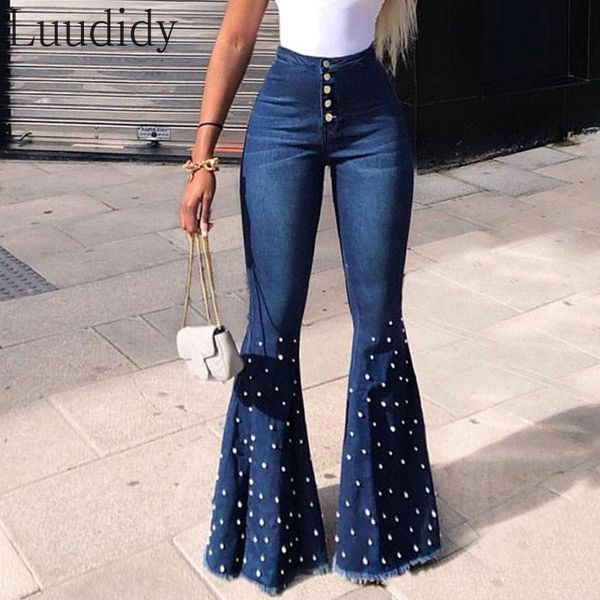 women's jeans plus size high waist button studded detail skinny flare 2xl 3xl women slim fit denim pants, Blue
women's jeans plus size high waist button studded detail skinny flare 2xl 3xl women slim fit denim pants, Blue