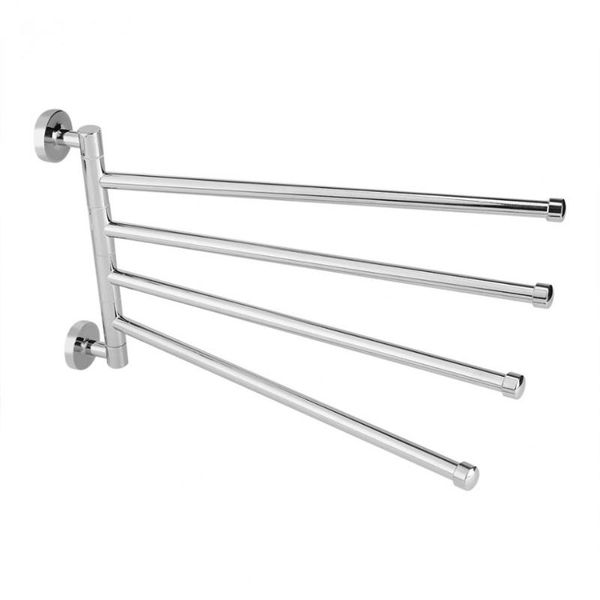 towel racks 14.17" anti-rust stainless steel rotating 4 swing arm rack bath rail hanger holder bars bathroom wall mounted
towel racks 14.17" anti-rust stainless steel rotating 4 swing arm rack bath rail hanger holder bars bathroom wall mounted