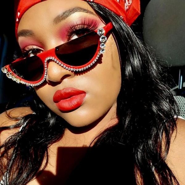 sunglasses fashion brand designer uv/b protection flat half frame pc lens diamonds shades bing reinestone trendy sunnies, White;black
sunglasses fashion brand designer uv/b protection flat half frame pc lens diamonds shades bing reinestone trendy sunnies, White;black