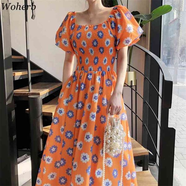 korean floral print pleated long dress women vintage square collar puff sleeve elegant chic sweet female vestidos 210519, Black;gray
korean floral print pleated long dress women vintage square collar puff sleeve elegant chic sweet female vestidos 210519, Black;gray