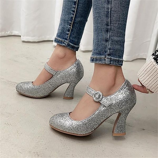 dress shoes pxelena bling shiny princess women wedding mary janes sequined party strange high heel dance pumps gold silver, Black
dress shoes pxelena bling shiny princess women wedding mary janes sequined party strange high heel dance pumps gold silver, Black