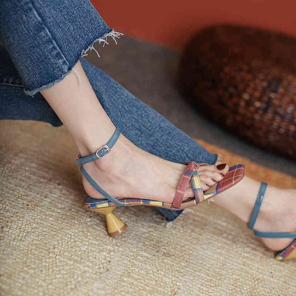 plaid shoes sandals cloth women's buckles handmade belt concise retro-flat summer high heels (5cm-8cm) qvzd, Black
plaid shoes sandals cloth women's buckles handmade belt concise retro-flat summer high heels (5cm-8cm) qvzd, Black