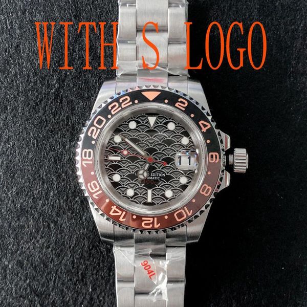 wristwatches automatic mechanical watch 40mm stainless steel case, green luminous ceramic bezel, japanese nh35 movement z1, Slivery;brown
wristwatches automatic mechanical watch 40mm stainless steel case, green luminous ceramic bezel, japanese nh35 movement z1, Slivery;brown