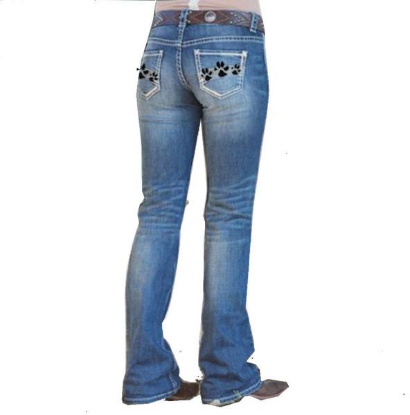 women's jeans women slim fit denim pants bell bottom straight high waist bootleg stretch female flare trouser maxi fashion, Blue
women's jeans women slim fit denim pants bell bottom straight high waist bootleg stretch female flare trouser maxi fashion, Blue