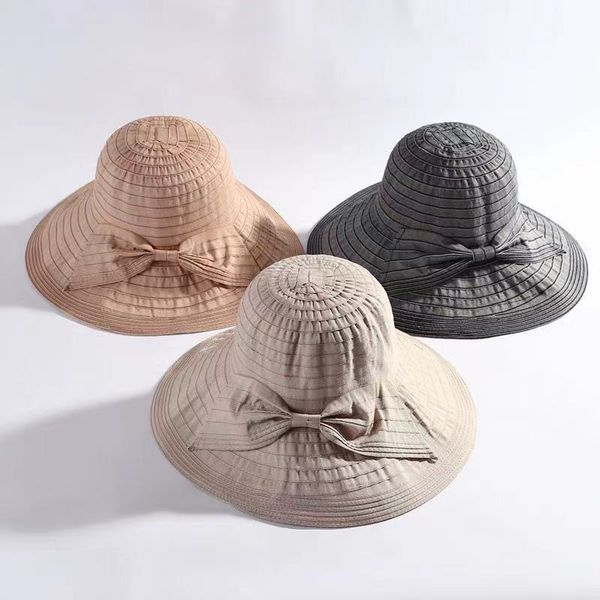 summer children's korean sunshade with bows sunscreen ti0de cover face fisherman's hat, Blue;gray
summer children's korean sunshade with bows sunscreen ti0de cover face fisherman's hat, Blue;gray