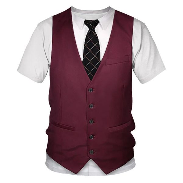 men's t-shirts funny fake suit tuxedo bow tie 3d printing t shirts men summer fashion cool tees short sleeve streetwear party vest tshi, White;black
men's t-shirts funny fake suit tuxedo bow tie 3d printing t shirts men summer fashion cool tees short sleeve streetwear party vest tshi, White;black