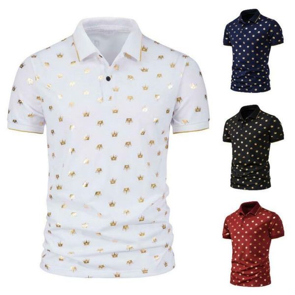 men's t-shirts men summer casual short sleeve lapel collar t-shirt print slim shirts, White;black
men's t-shirts men summer casual short sleeve lapel collar t-shirt print slim shirts, White;black