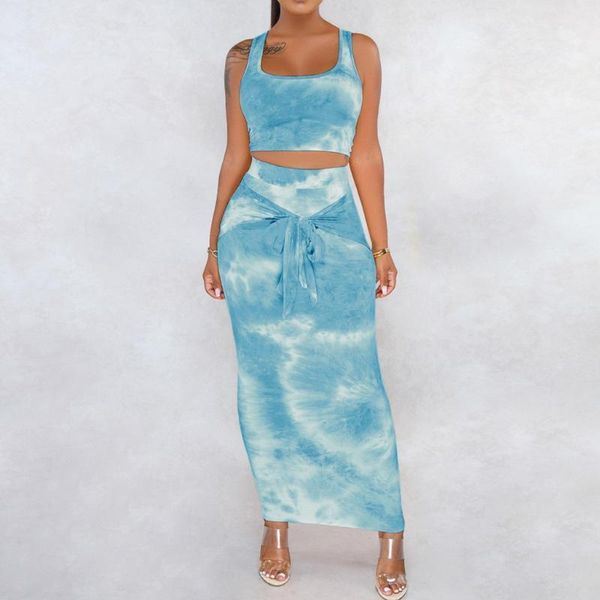 women's sets summer tie-dye casual tank camisole waistless hip skirt set night club party slim outfits two piece dress, White
women's sets summer tie-dye casual tank camisole waistless hip skirt set night club party slim outfits two piece dress, White