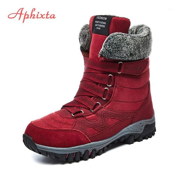 boots aphixta 2021 winter snow woman fashion suede leather women warm plush women's waterproof ankle shoes 35-461, Black
boots aphixta 2021 winter snow woman fashion suede leather women warm plush women's waterproof ankle shoes 35-461, Black