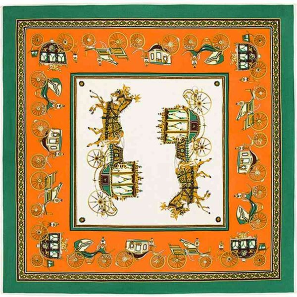 130cm women silk scarf brand square large horse print foulard luxury bandana design wrap 135, Blue;gray
130cm women silk scarf brand square large horse print foulard luxury bandana design wrap 135, Blue;gray