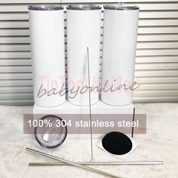 20oz tumbler straight sublimation blank drinkware stainless steel water cup coffee tea mugs with straw and lid se10
20oz tumbler straight sublimation blank drinkware stainless steel water cup coffee tea mugs with straw and lid se10