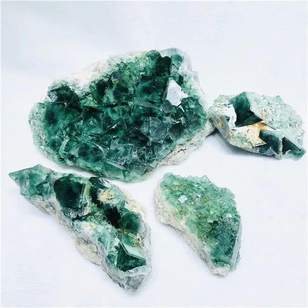 100g-1000g natural green fluorite quartz mineral specimen cluster 1pc decorative objects & figurines
100g-1000g natural green fluorite quartz mineral specimen cluster 1pc decorative objects & figurines