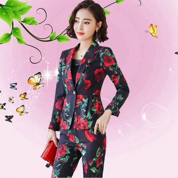 fashionable suits korean version of the self-cultivation printing ol professional suit goddess temperament two-piece women's two piece, White
fashionable suits korean version of the self-cultivation printing ol professional suit goddess temperament two-piece women's two piece, White