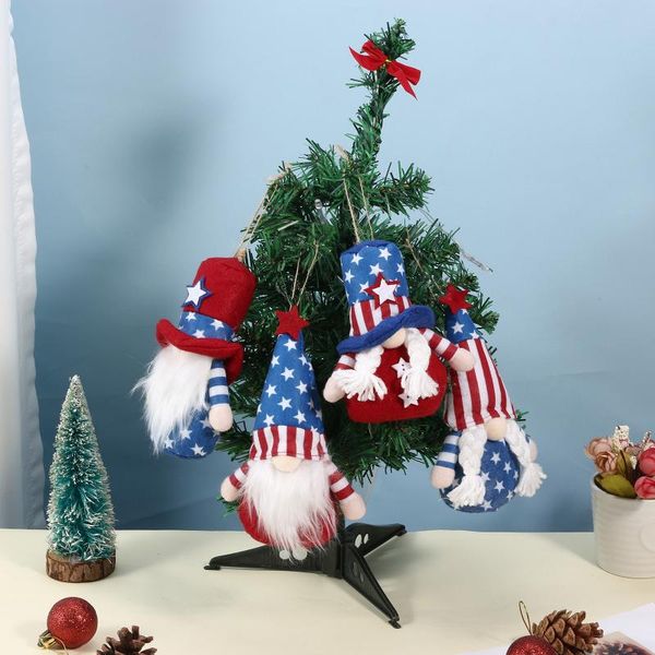 party favor independence day hanging ornaments set of 4, colorful plush gnomes tree ornament decorations
party favor independence day hanging ornaments set of 4, colorful plush gnomes tree ornament decorations