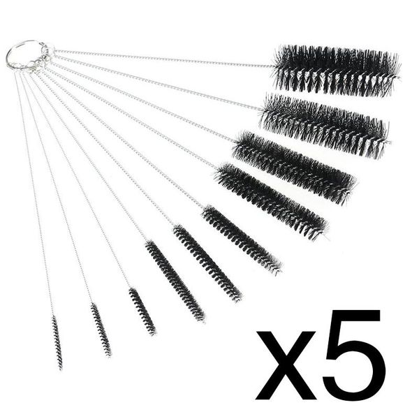 drinking straws wowshine 5 sets nylon tube brushes straw set for / glasses keyboards jewelry cleaning