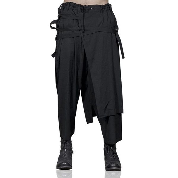men's pants autumn black elastic waist streetwear trousers male fashion hip hop loose pencil belt nine-point plus size
men's pants autumn black elastic waist streetwear trousers male fashion hip hop loose pencil belt nine-point plus size