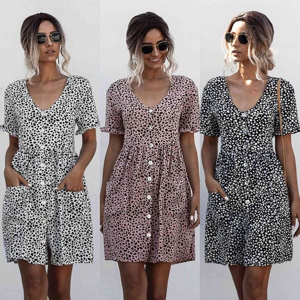 dresses for womens women party spring and summer short sleeve polka dot print buttoned pocket dress elegant vintage, Black;gray
dresses for womens women party spring and summer short sleeve polka dot print buttoned pocket dress elegant vintage, Black;gray