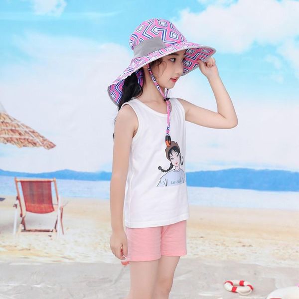 wide brim hats kids upf 50+ bucket sun hat children play uv protection boys girls, Blue;gray
wide brim hats kids upf 50+ bucket sun hat children play uv protection boys girls, Blue;gray
