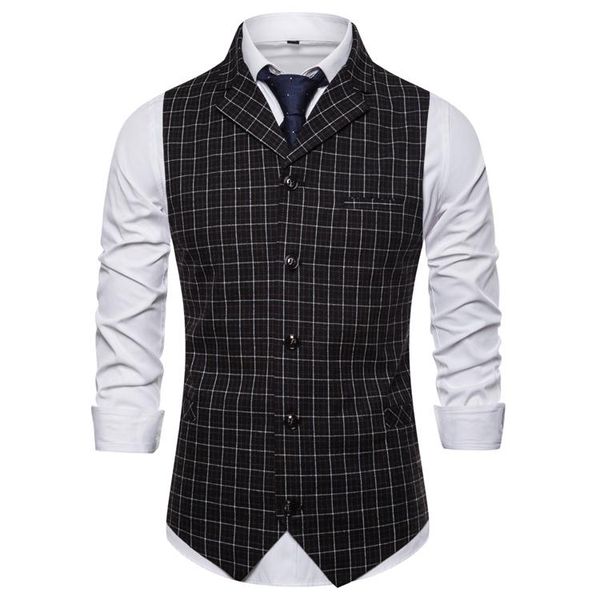 men's vests business vest waistcoat men smart casual suit for wedding groomsmen single breasted plaidmen dress, Black;white
men's vests business vest waistcoat men smart casual suit for wedding groomsmen single breasted plaidmen dress, Black;white