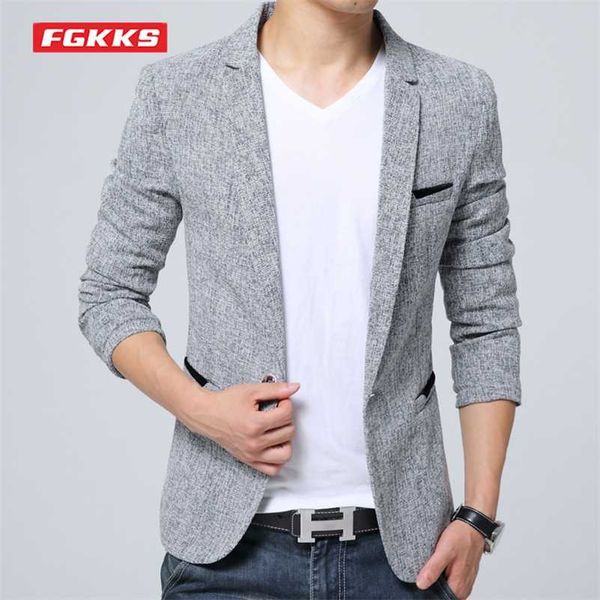 fgkks spring autumn men's blazers korean fashion slim fit single button mens suit jacket party business casual male blazers 211120, White;black
fgkks spring autumn men's blazers korean fashion slim fit single button mens suit jacket party business casual male blazers 211120, White;black