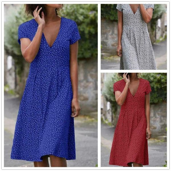 casual dresses womens midi dress v-neck floral ladies short sleeve a-line beach summer high waist was thin plus size, Black;gray
casual dresses womens midi dress v-neck floral ladies short sleeve a-line beach summer high waist was thin plus size, Black;gray