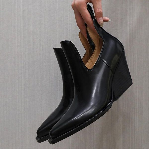 boots pointed toe women ankle patent leathe short booties ladies autumn wedge shoes woman high heels pumps wedges, Black
boots pointed toe women ankle patent leathe short booties ladies autumn wedge shoes woman high heels pumps wedges, Black