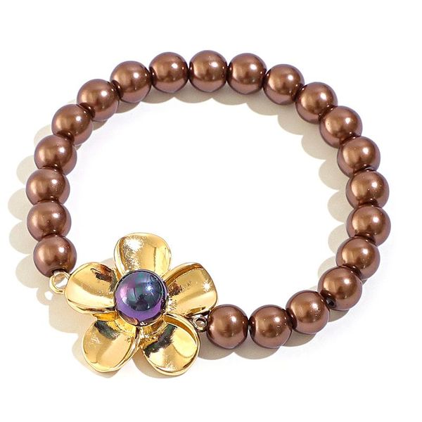 beaded, strands komi handmade glass beads imitation pearl elastic rope bracelet alloy flower black bead pendant ladies jewelry
beaded, strands komi handmade glass beads imitation pearl elastic rope bracelet alloy flower black bead pendant ladies jewelry