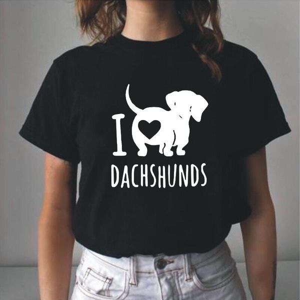 women's t-shirt harajuku shirt dog mom tee femme plus size dachshund lover short sleeve t women funny casual camisas de mujer, White
women's t-shirt harajuku shirt dog mom tee femme plus size dachshund lover short sleeve t women funny casual camisas de mujer, White