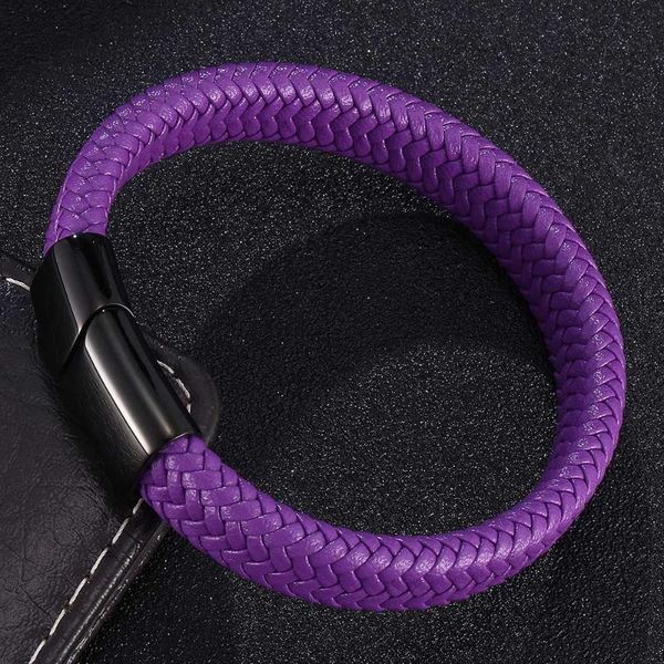 charm bracelets multicolor braided leather bracelet men fashion bangles stainless steel magnet clasp male wrist band pulsera masculina, Golden;silver
charm bracelets multicolor braided leather bracelet men fashion bangles stainless steel magnet clasp male wrist band pulsera masculina, Golden;silver